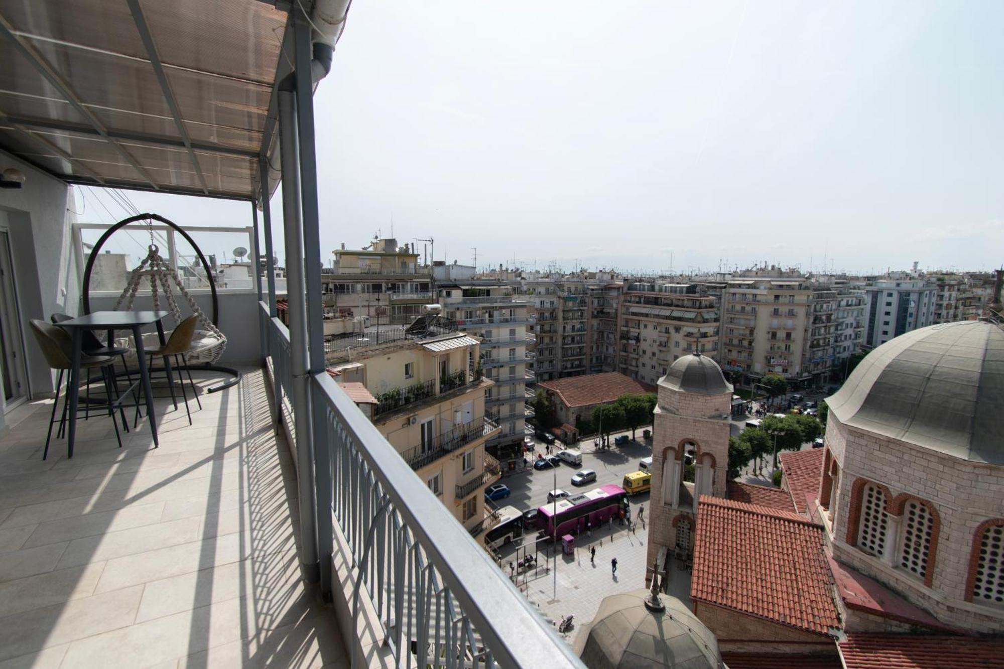 Arch View Apartment Thessaloníki Eksteriør bilde